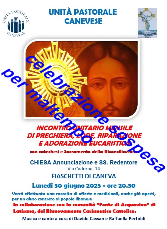 Locandina adorazione giugno 2025